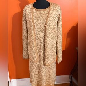 St. John Sport by Marie Gray dress and jacket set suit